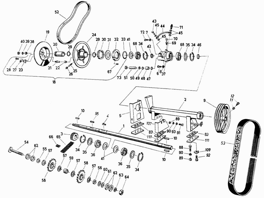 Промежуточный вал Fortschritt Е-281-С