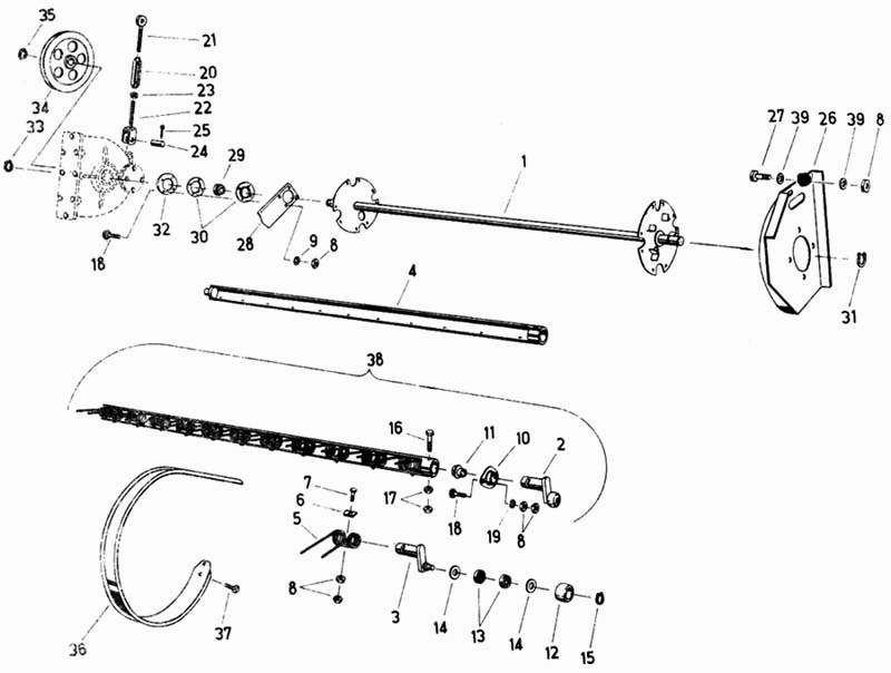 Грабельный барабан Fortschritt Е-281-С