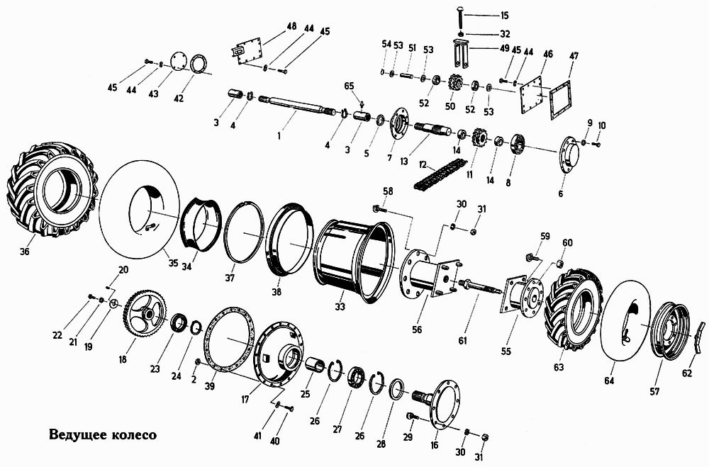 Ведущее колесо Fortschritt Е-303