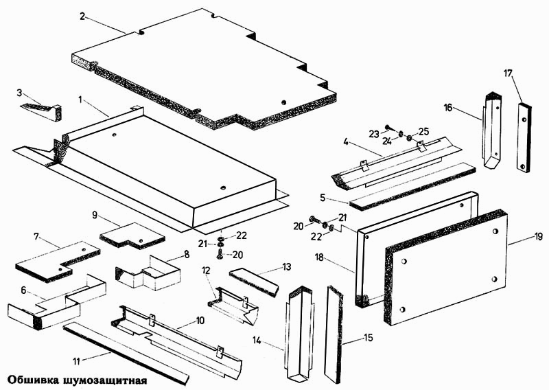 Обшивка шумозащитная Fortschritt Е-303