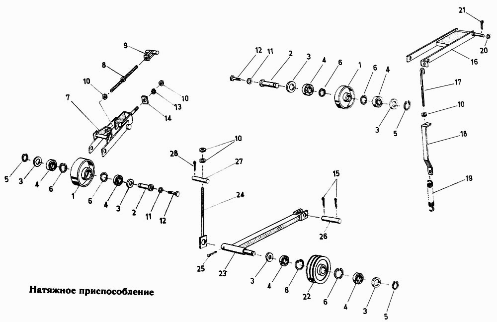 Натяжное приспособление Fortschritt Е-303