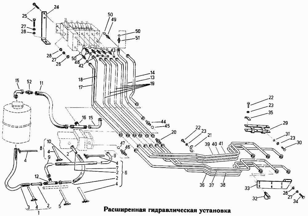 Расширенная гидравлическая установка Fortschritt Е-303