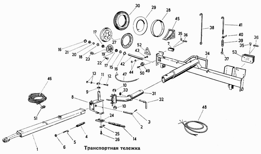 Транспортная тележка Fortschritt Е-303