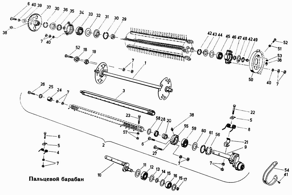 Пальцевой барабан Fortschritt Е-303