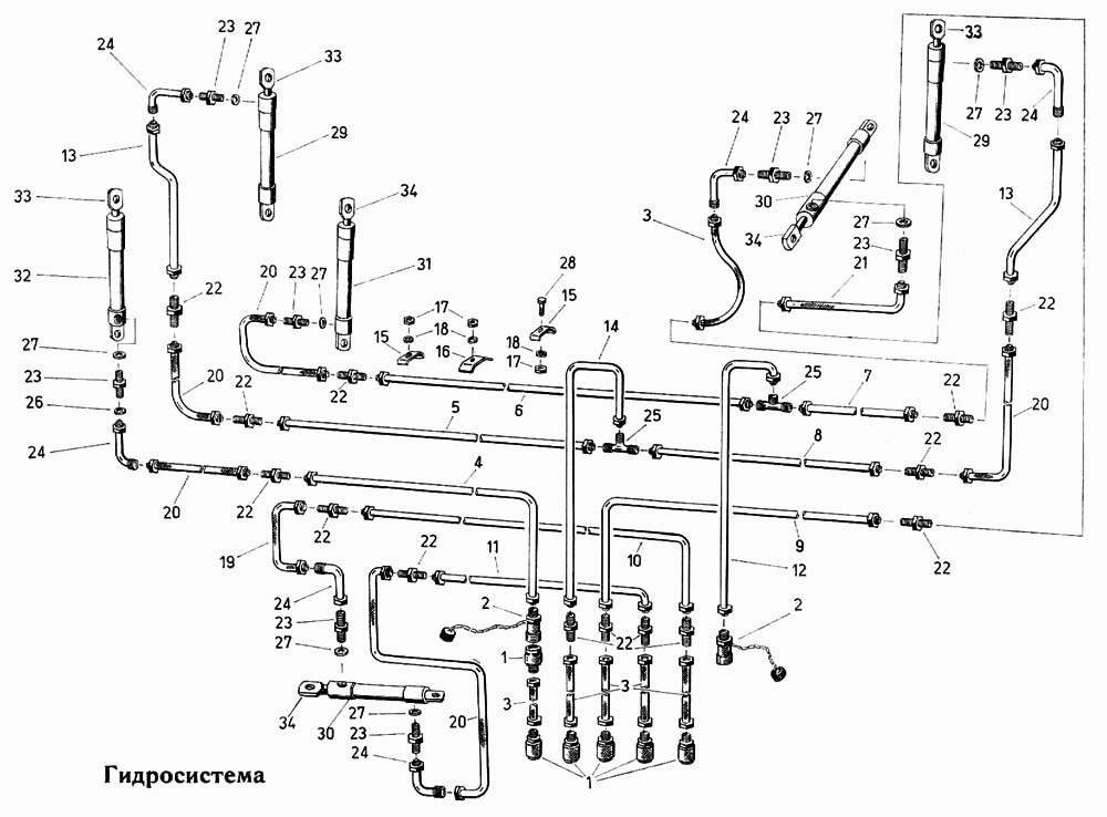 Гидросистема Fortschritt Е-303