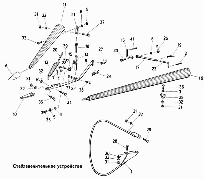 Стебледелительное устройство Fortschritt Е-303