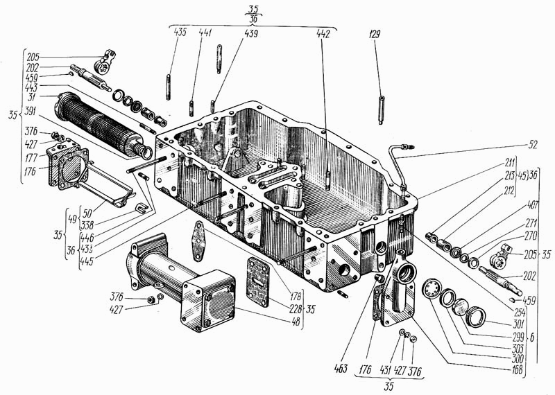 Коробка передач ХТЗ Т-150