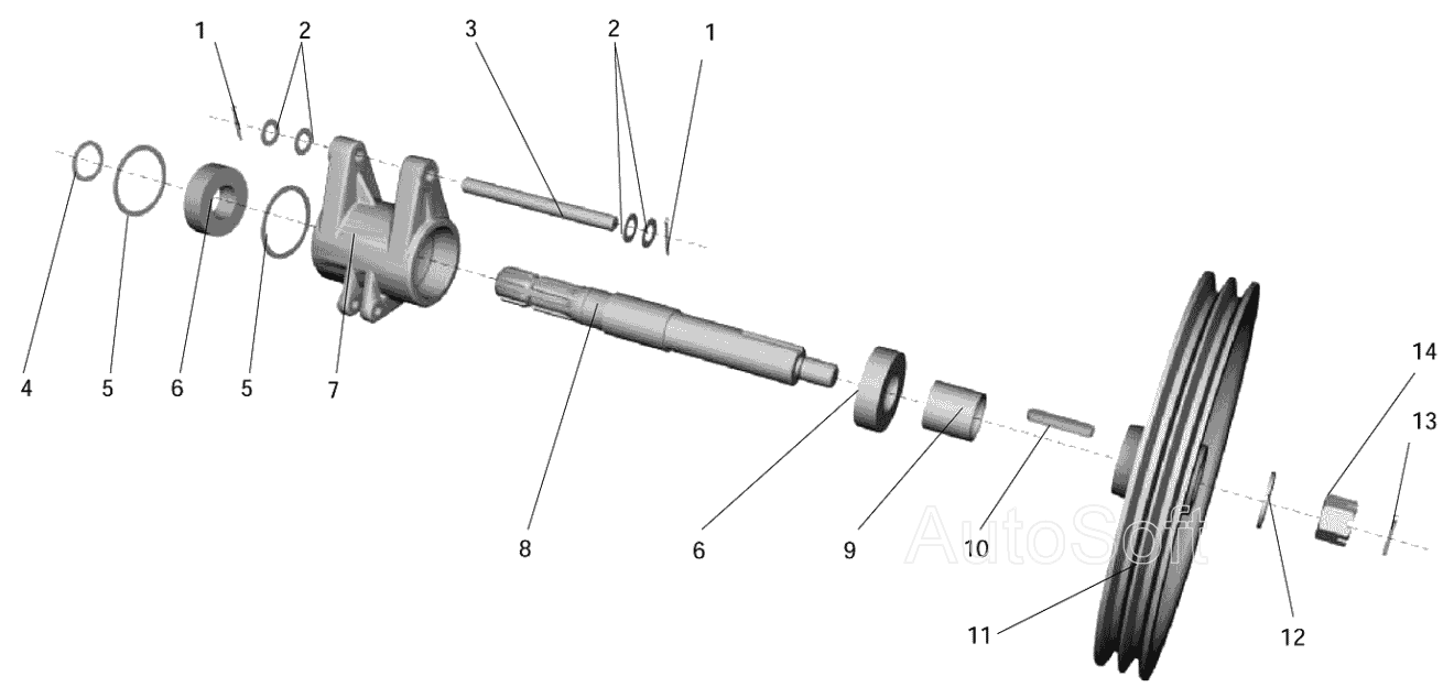 Привод Клевер Косилка ЖТТ-2,1 (2,4). Каталог 2007г.