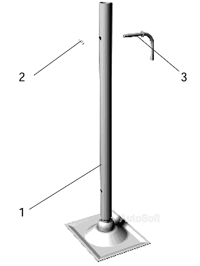 Опорная стойка Клевер Косилка ЖТТ-2,1 (2,4). Каталог 2007г.