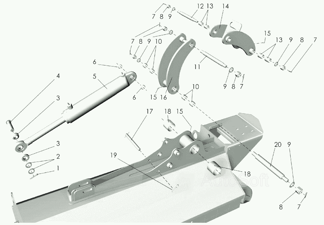 Механизм поворота Клевер КДК-184 “Cheege”. Каталог 2007г.