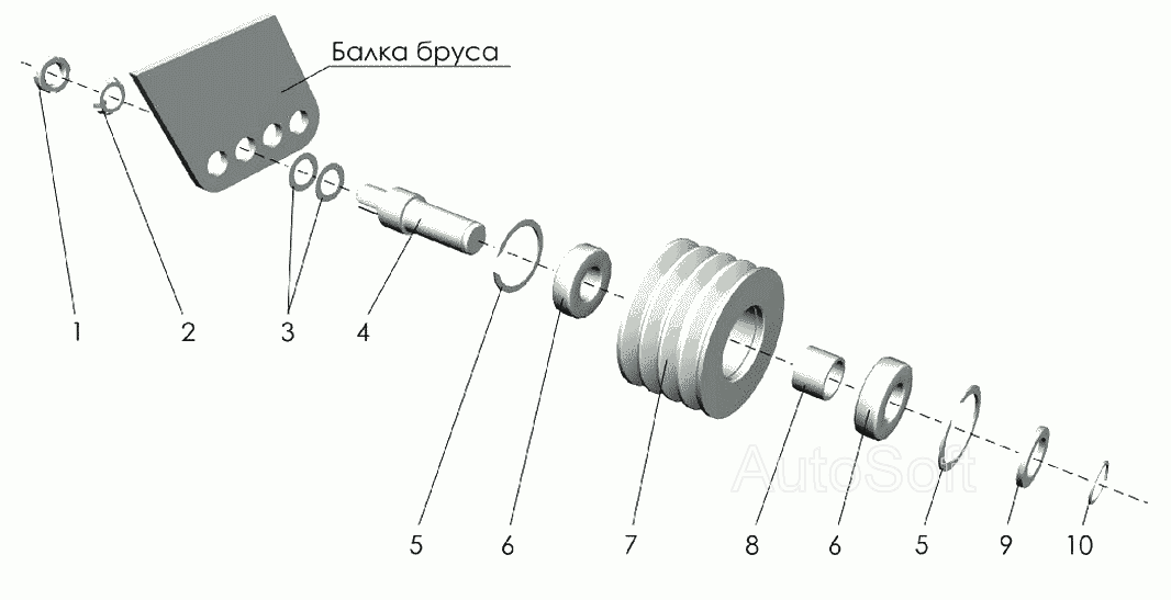 Шкив обводной Клевер КРП-302 “Беркут”. Каталог 2007г.