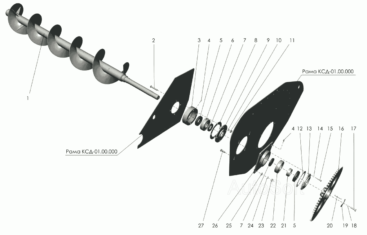 Шнек Клевер КСД-2,0 “Sterh”. Каталог 2007г.