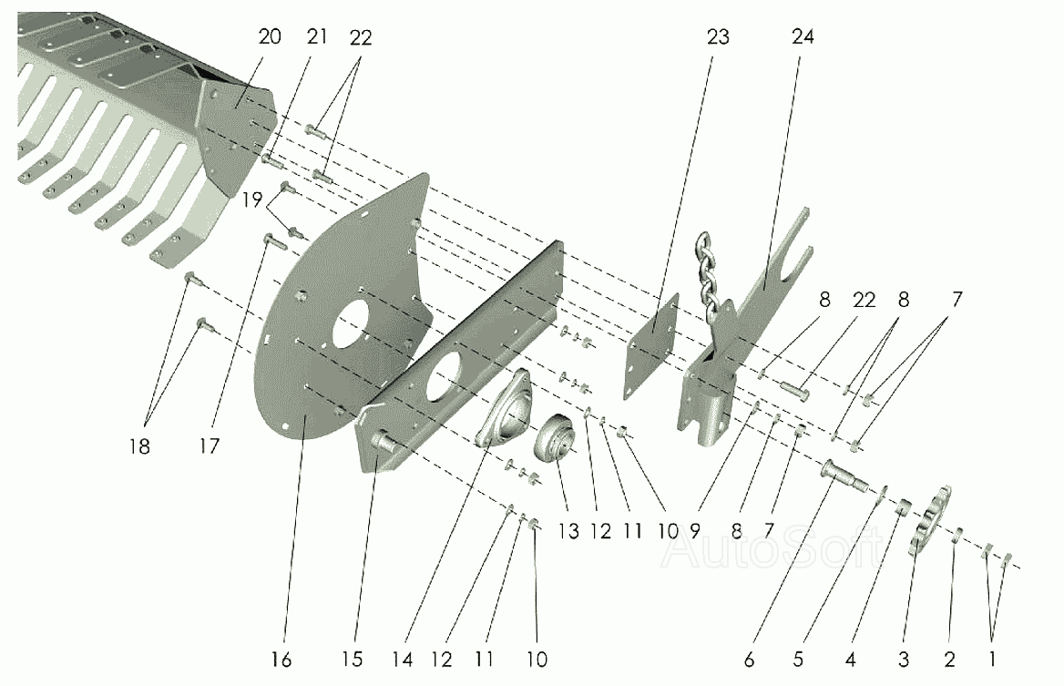 Боковина левая Клевер ППР-120 “Pelikan”. Каталог 2007г.