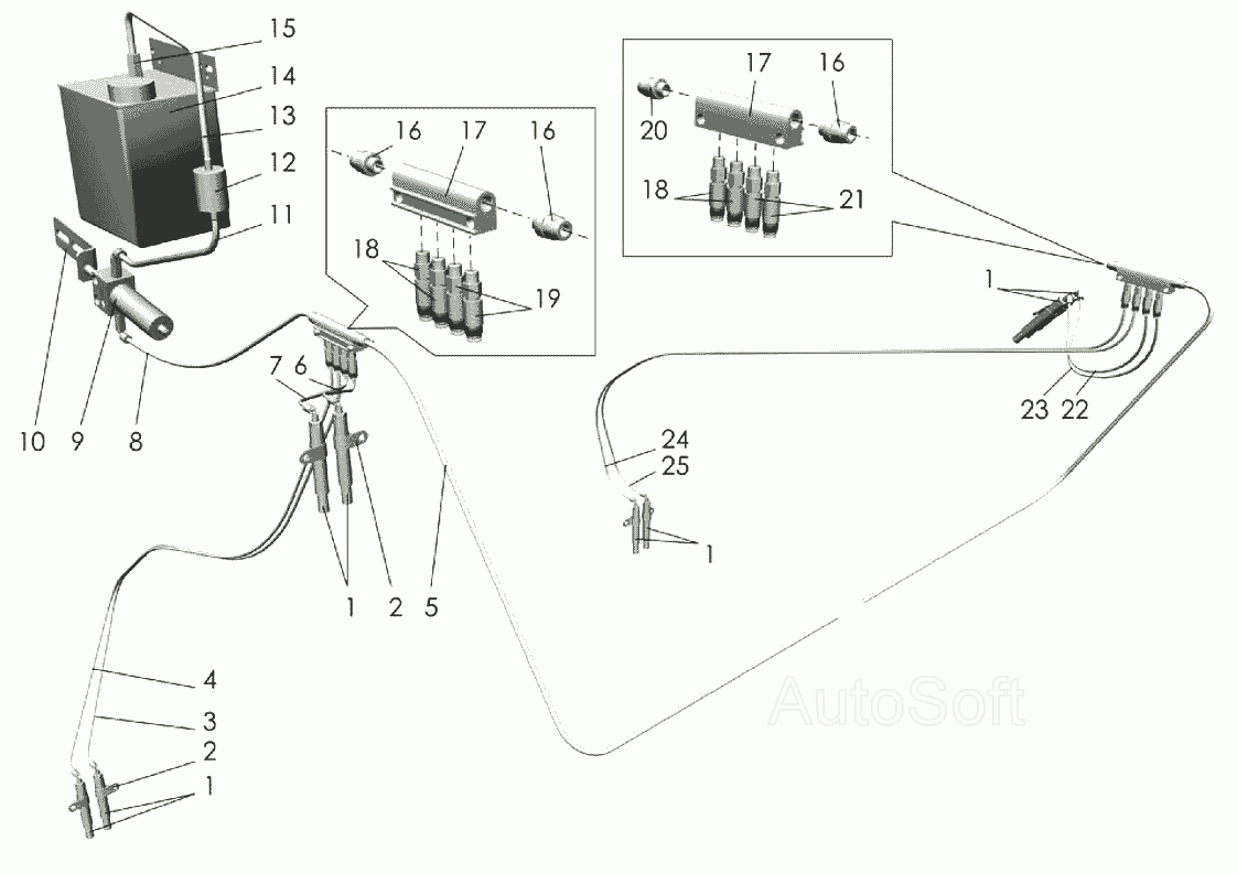 Централизованная система смазки Клевер ППР-120 “Pelikan”. Каталог 2007г.