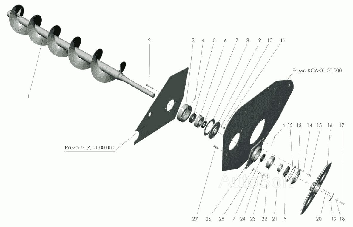 Шнек Клевер ЗИС-2,0 “Kiwi”. Каталог 2007г.