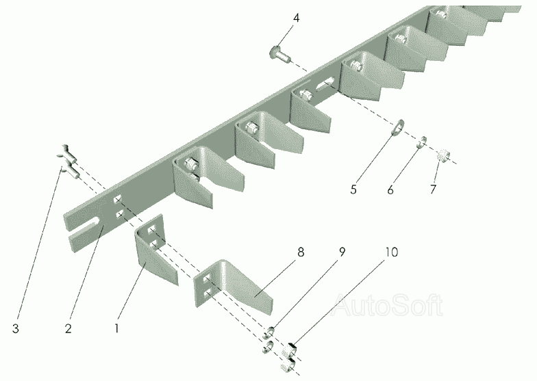 Балка с противорезами Клевер ЗИС-2,0 “Kiwi”. Каталог 2007г.