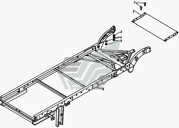 Рама ГСТ 2-1А (Енисей-1200-Н) КЗК Енисей 1200