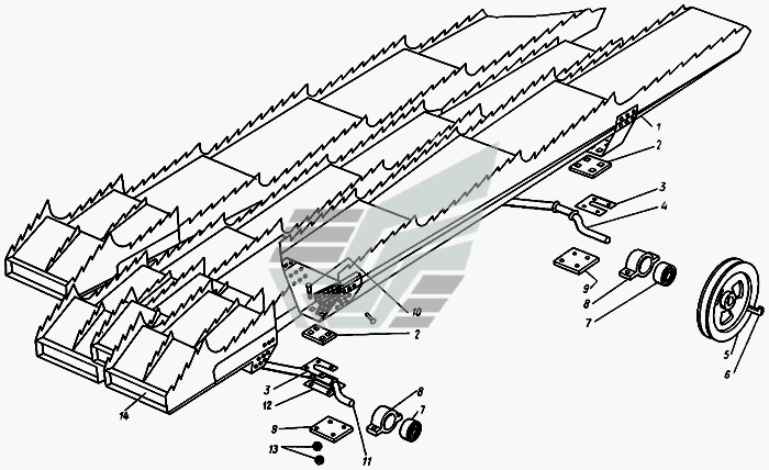 Соломотряс КДМ 2-11В (Енисей-1200-1) КЗК Енисей 1200