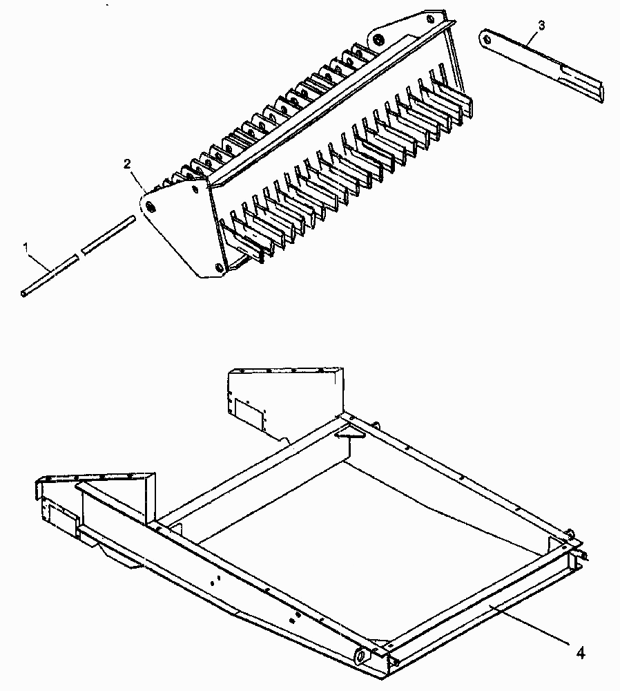 Брус ножевой Рама КЗК Енисей КЗС-950. Каталог 2005г.