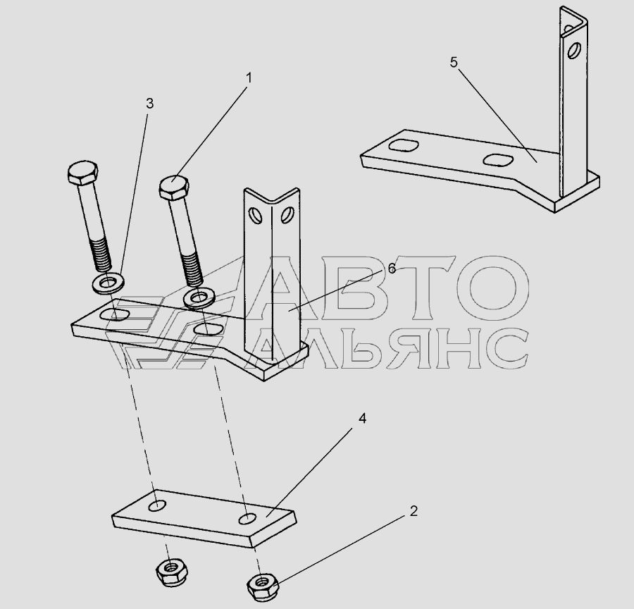 Carrier for light LH 16 Lemken Smaragd 7/300. Каталог 2010г.