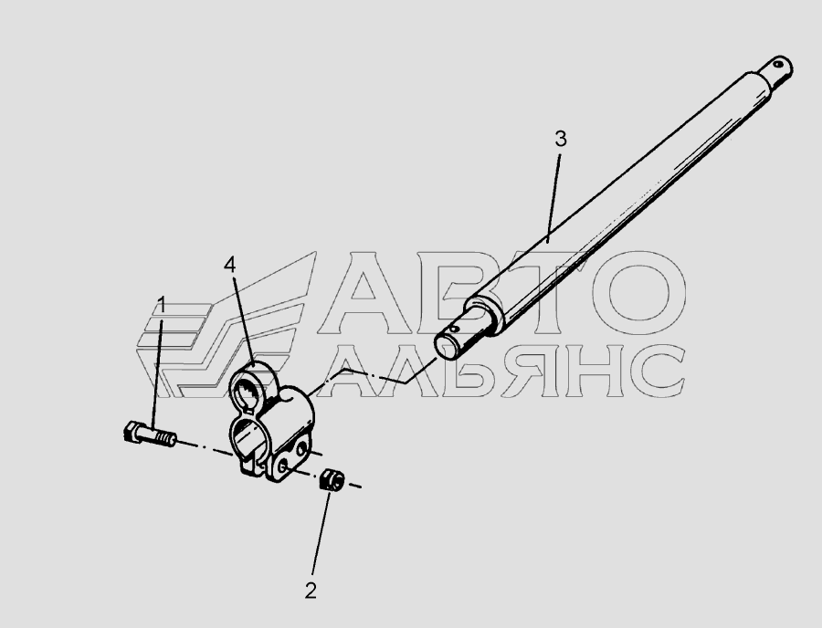 Lower link connection D40/55 L2 Z2 Lemken Smaragd 7/300. Каталог 2010г.