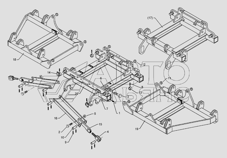 Basic frame Smaragd 9/400-K Lemken Smaragd 9/400K. Каталог 2010г.