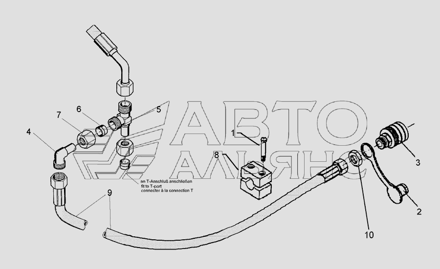 HY-assembly attachment arm PA-E1-K Lemken VariOpal 7. Каталог 2010г.