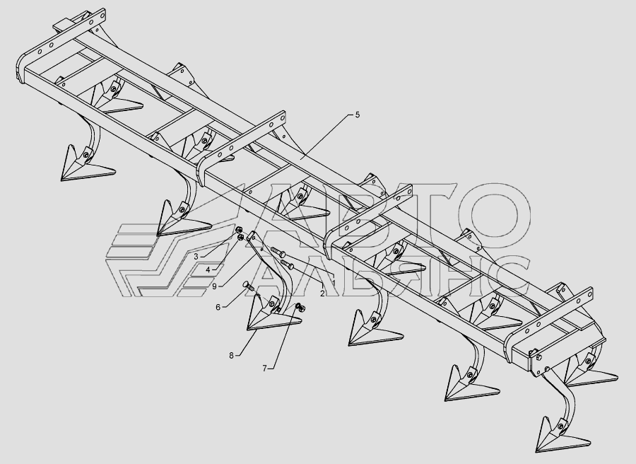 Harrow section 3m-GFS Quarz 7/300 Lemken Quarz 7/300F. Каталог 2010г.