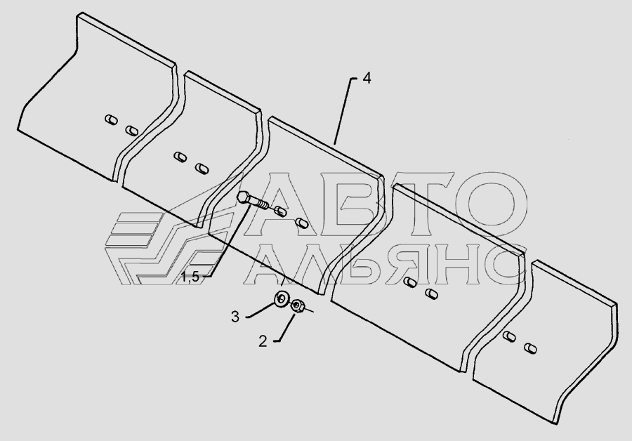 Protection bar Zirkon 7/300 Lemken Zirkon 7/300. Каталог 2010г.