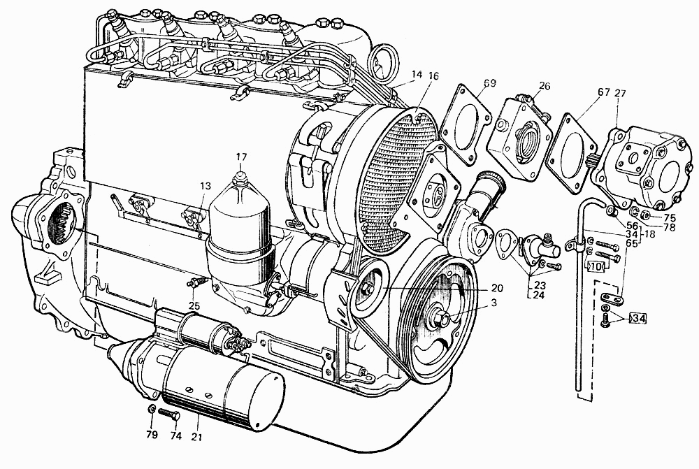 Двигатель ЛТЗ-55. Каталог 2003г.