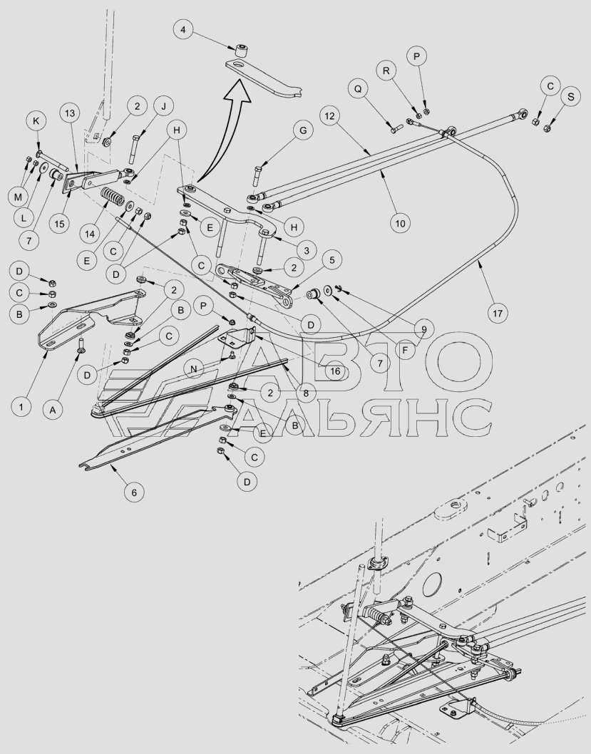 Рулевое и контроль наземной скорости MacDon-M105. Каталог 2011г.