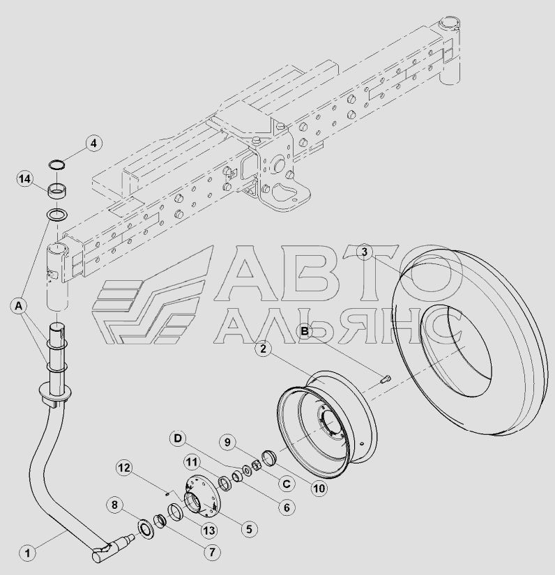 Ролики формованные 7.5-16 MacDon-M105. Каталог 2011г.