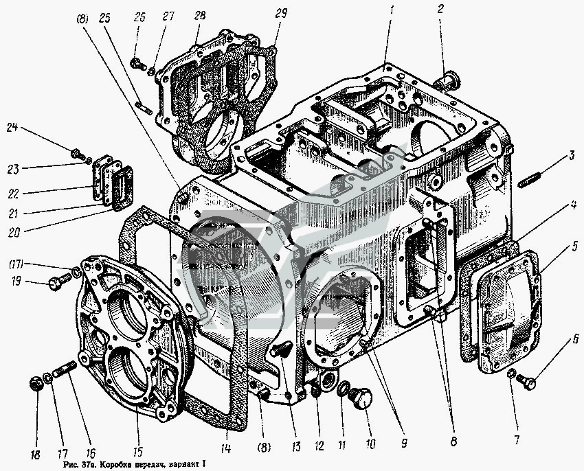 Коробка передач (вариант 1) МТЗ-100