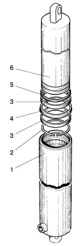 Цилиндр гидроподъемника МТЗ-1021.3. Каталог 2010г.