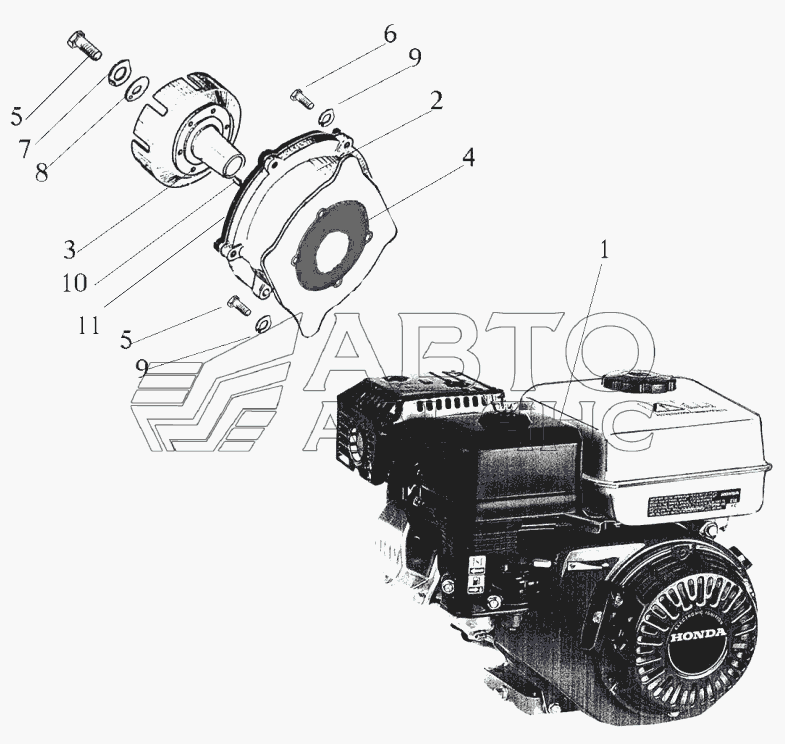 Двигатель (установка) МТЗ-112Н, 132Н. Каталог 2010г.