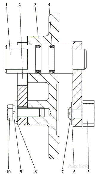 Механизм отключения гидромотора МТЗ-2103. Каталог 2010г.