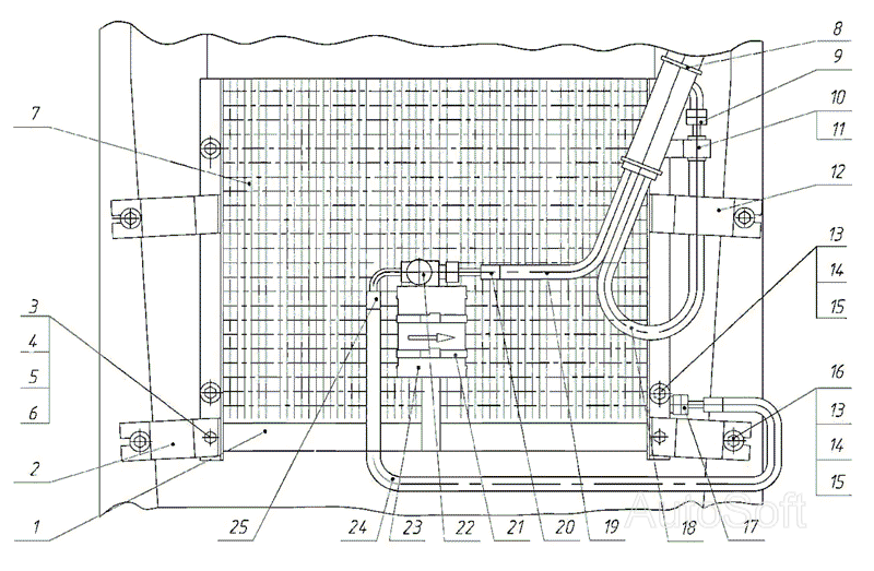Установка конденсатора и фильтра-осушителя МТЗ-2522. Каталог 2010г.