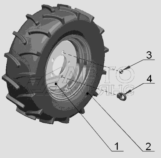 Колеса передние ведущие (для тракторов «БЕЛАРУС-320Р») МТЗ-310, 320, 321. Каталог 2011г.