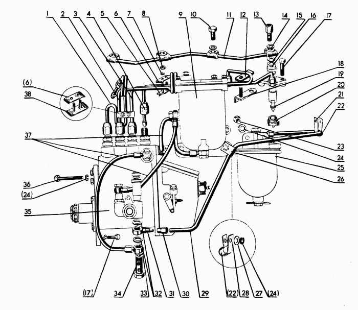 Топливные трубопроводы и топливная аппаратура МТЗ-80. Каталог 1998г.