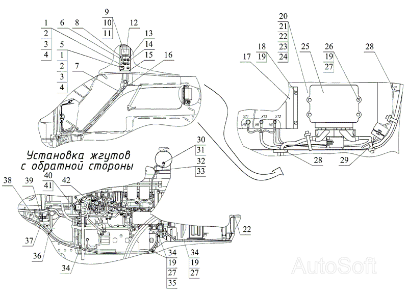 Управление двигателем «DEUTZ» МТЗ-920.4/952.4. Каталог 2009г.