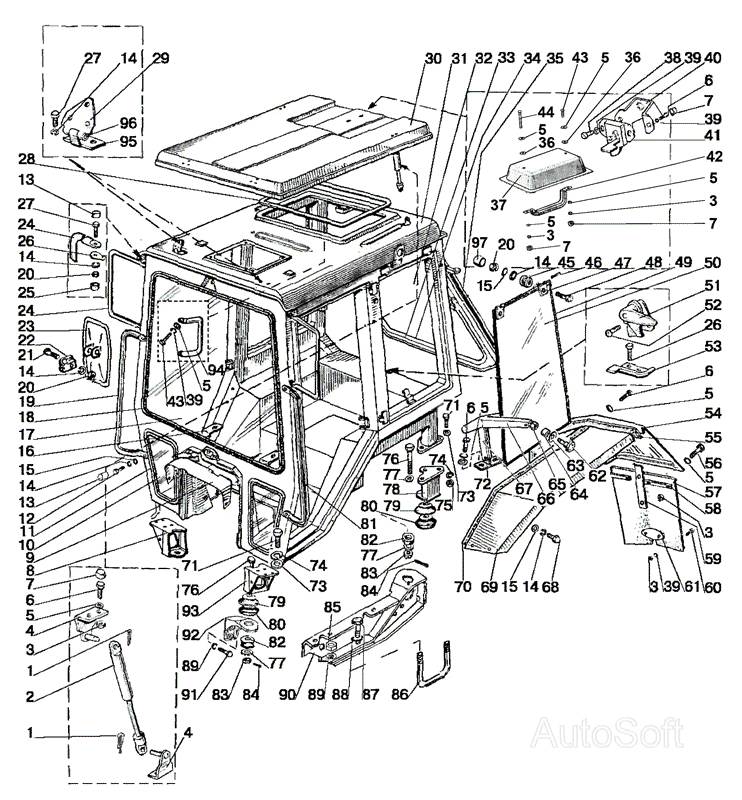 Кабина трактора ,крылья задние МТЗ-900/920/950/952. Каталог 2009г.