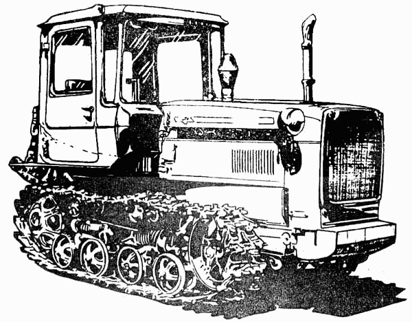 Общий вид трактора ДТ-75МВ ВгТЗ ДТ-75МВ. Каталог 2002г.