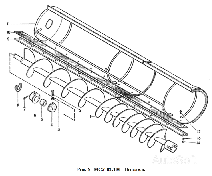 МСУ 02.100 Питатель Воронежсельмаш МС-4,5. Каталог 2006г.