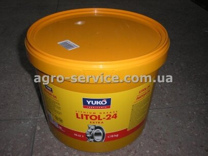 Смазка Литол-24 YUKOIL (9 кг/ведро 10 л)