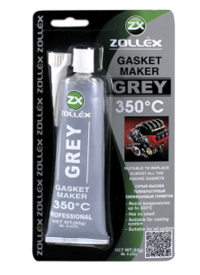 Герметик ZOLLEX grey-85g прокладок сірий (85г)