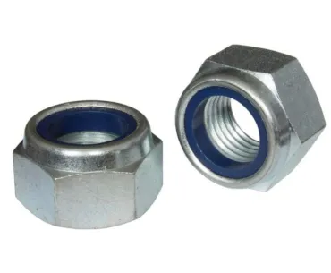 Гайка М10 DIN 985 самостопорна (кл. пр. 10.0, ЦБ)