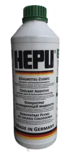 Антифриз HEPU G12 GRN концентрат 1,5л зеленый