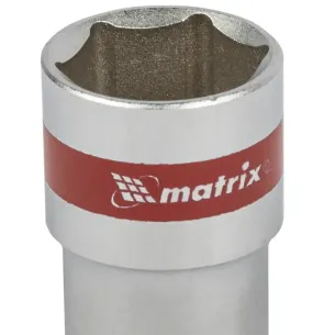 Торцева головка, 32 мм, 6-гранна, CrV, під квадрат 1/2", хром., МТХ MASTER