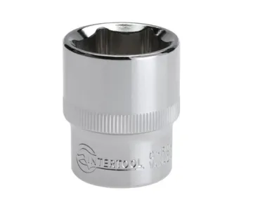 Головка торцева, 24 мм, 6-гранна, CrV, під квадрат 1/2", хромована, МТХ MASTER (131249)