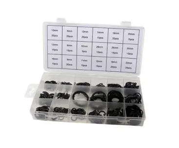 Набір кілець 300шт (3-32мм) стопорних внутрішніх